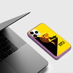 Чехол iPhone 11 Pro матовый Фэй Валентайн - Ковбой Бибоп, цвет: 3D-фиолетовый — фото 2