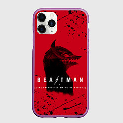 Чехол iPhone 11 Pro матовый BEASTMAN BERSERK БЕРСЕРК, ПРОКЛЯТИЕ, цвет: 3D-фиолетовый