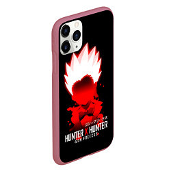 Чехол iPhone 11 Pro матовый Hunter x Hunter - Gon Furikusu, цвет: 3D-малиновый — фото 2