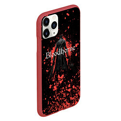 Чехол iPhone 11 Pro матовый Bloodborne dark souls, цвет: 3D-красный — фото 2