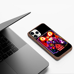 Чехол iPhone 11 Pro матовый Five nights at freddys security breach, цвет: 3D-коричневый — фото 2