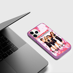 Чехол iPhone 11 Pro матовый Отчаянные домохозяйки, героини, цвет: 3D-фиолетовый — фото 2