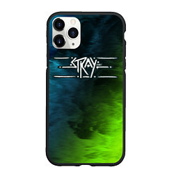 Чехол iPhone 11 Pro матовый Stray: Green