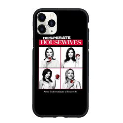 Чехол iPhone 11 Pro матовый Desperate Housewives с яблоками