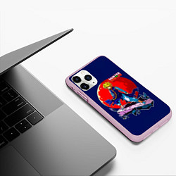 Чехол iPhone 11 Pro матовый Hunter x Hunter - Kurapika, цвет: 3D-розовый — фото 2