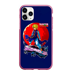 Чехол iPhone 11 Pro матовый Hunter x Hunter - Kurapika, цвет: 3D-малиновый