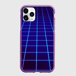 Чехол iPhone 11 Pro матовый NEON 3D WORLD, цвет: 3D-фиолетовый