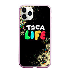 Чехол iPhone 11 Pro матовый Toca Life Тока Бока, цвет: 3D-розовый