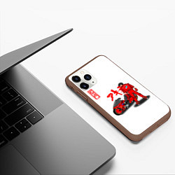 Чехол iPhone 11 Pro матовый Эпичный Сётаро - Akira, цвет: 3D-коричневый — фото 2