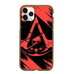 Чехол iPhone 11 Pro матовый Assassins creed creed, цвет: 3D-коричневый