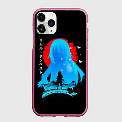 Чехол iPhone 11 Pro матовый Rimuru - Мое перерождении в слизь, цвет: 3D-малиновый