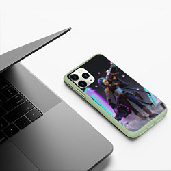 Чехол iPhone 11 Pro матовый ARCANE JINX League Of Legends, цвет: 3D-салатовый — фото 2