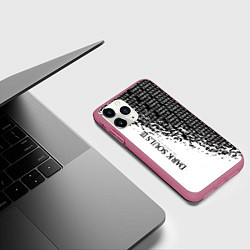 Чехол iPhone 11 Pro матовый Dark souls темные души, цвет: 3D-малиновый — фото 2