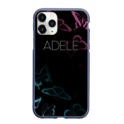 Чехол iPhone 11 Pro матовый Adele Бабочки