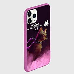Чехол iPhone 11 Pro матовый Stray, цвет: 3D-фиолетовый — фото 2