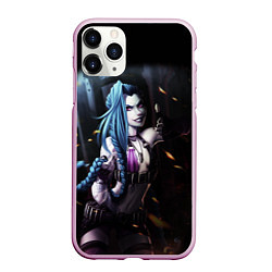 Чехол iPhone 11 Pro матовый Arcane Jinx - League Of Legends, цвет: 3D-розовый