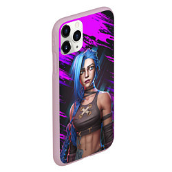 Чехол iPhone 11 Pro матовый League Of Legends Arcane ДЖИНКС МИЛАШКА, цвет: 3D-розовый — фото 2
