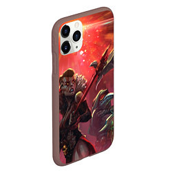 Чехол iPhone 11 Pro матовый Поход в подземелье, цвет: 3D-коричневый — фото 2