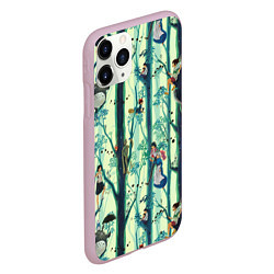 Чехол iPhone 11 Pro матовый Ghibli All, цвет: 3D-розовый — фото 2