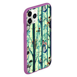 Чехол iPhone 11 Pro матовый Ghibli All, цвет: 3D-фиолетовый — фото 2