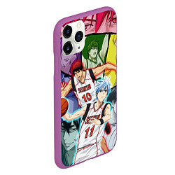 Чехол iPhone 11 Pro матовый Kuroko no Basuke Баскетбол Куроко, цвет: 3D-фиолетовый — фото 2