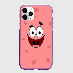 Чехол iPhone 11 Pro матовый Патрик пара, цвет: 3D-фиолетовый
