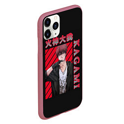 Чехол iPhone 11 Pro матовый Тайга Кагами Taiga Kagami, цвет: 3D-малиновый — фото 2