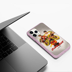 Чехол iPhone 11 Pro матовый КОБРА КАЙ COBRA KAI, цвет: 3D-розовый — фото 2