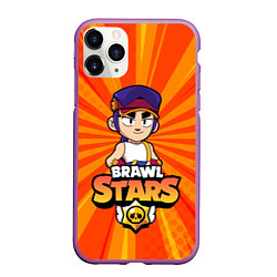 Чехол iPhone 11 Pro матовый ФЭНГ БРАВЛ СТАРС FANG BRAWL STARS, цвет: 3D-фиолетовый