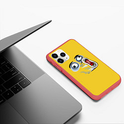 Чехол iPhone 11 Pro матовый LOL Guy, цвет: 3D-красный — фото 2