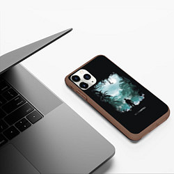 Чехол iPhone 11 Pro матовый Спина Нейтана, цвет: 3D-коричневый — фото 2