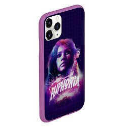 Чехол iPhone 11 Pro матовый Poster Euphoria, цвет: 3D-фиолетовый — фото 2