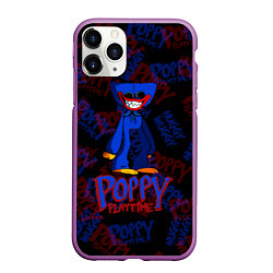 Чехол iPhone 11 Pro матовый Poppy Playtime ХАГГИ ВАГГИ, цвет: 3D-фиолетовый