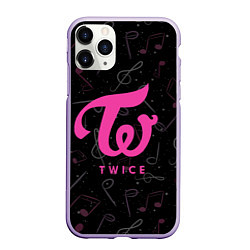 Чехол iPhone 11 Pro матовый Twice с музыкальным фоном