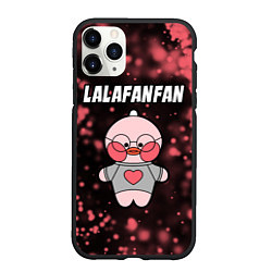 Чехол iPhone 11 Pro матовый LALAFANFAN - СЕРДЕЧКО Частицы