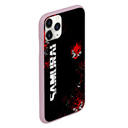 Чехол iPhone 11 Pro матовый КИБЕРПАНК 2077 SAMURAI CYBERPUNK 2077, цвет: 3D-розовый — фото 2