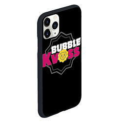 Чехол iPhone 11 Pro матовый Bubble Kvass - emblem, цвет: 3D-черный — фото 2