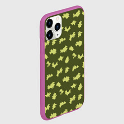 Чехол iPhone 11 Pro матовый Пограничник камуфляж, цвет: 3D-фиолетовый — фото 2