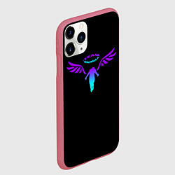 Чехол iPhone 11 Pro матовый WALHALLA TEAM NEON LOGO TOKYO REVENGERS, цвет: 3D-малиновый — фото 2