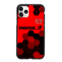 Чехол iPhone 11 Pro матовый MAZDA 3 Графика