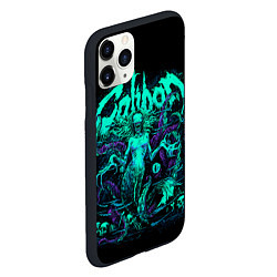 Чехол iPhone 11 Pro матовый Caliban, цвет: 3D-черный — фото 2