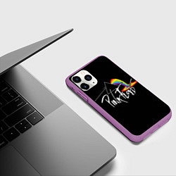 Чехол iPhone 11 Pro матовый PINK FLOYD - ПИНК ФЛОЙД ЛУЖА, цвет: 3D-фиолетовый — фото 2