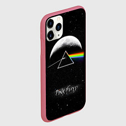 Чехол iPhone 11 Pro матовый PINK FLOYD LOGO ПИНК ФЛОЙД ЗВЕЗДЫ, цвет: 3D-малиновый — фото 2