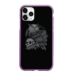 Чехол iPhone 11 Pro матовый Ночной Дозор Night Watcher, цвет: 3D-фиолетовый