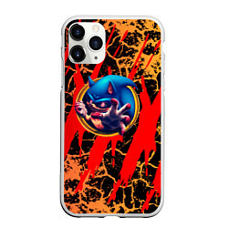 Чехол iPhone 11 Pro матовый Sonic Exe Бомба игра