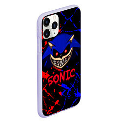 Чехол iPhone 11 Pro матовый SONIC EXE DARK SONIC, цвет: 3D-светло-сиреневый — фото 2