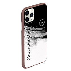 Чехол iPhone 11 Pro матовый Mercedes-Benz спорт, цвет: 3D-коричневый — фото 2
