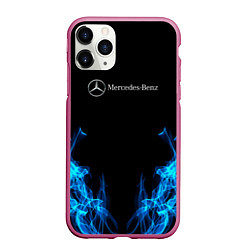 Чехол iPhone 11 Pro матовый Mercedes-Benz Fire