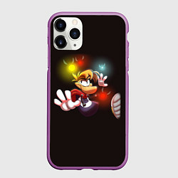 Чехол iPhone 11 Pro матовый RAYMAN LEGENDS РЕЙМАН, цвет: 3D-фиолетовый