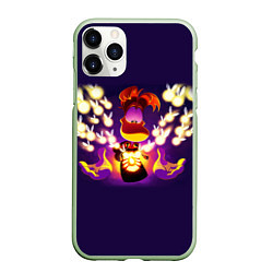 Чехол iPhone 11 Pro матовый RAYMAN LEGENDS РЭЙМАН, цвет: 3D-салатовый